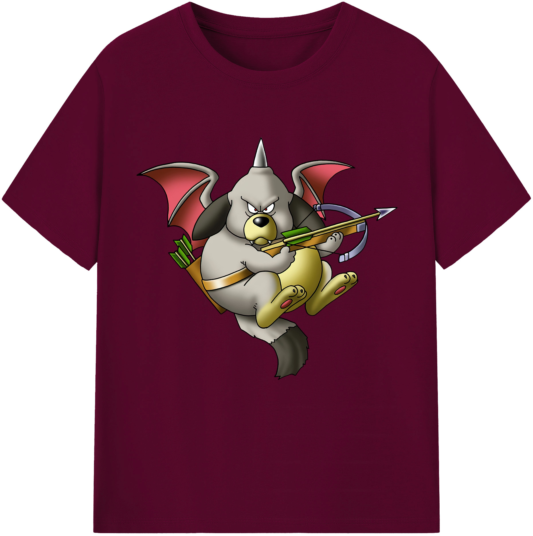 （画像用） ドラゴンクエスト Doragon Kuesuto Dragon Quest レディースカジュアルプリントTシャツ（綿100％）